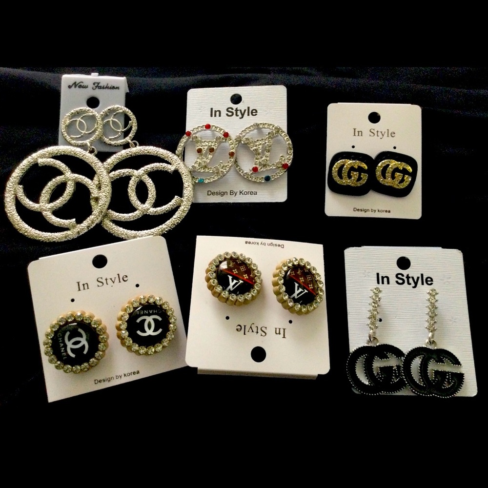 6 pair Earrings